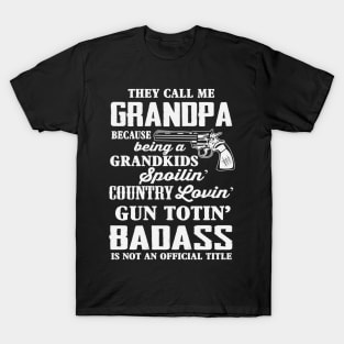 Funny Badass Grandpa T-Shirt